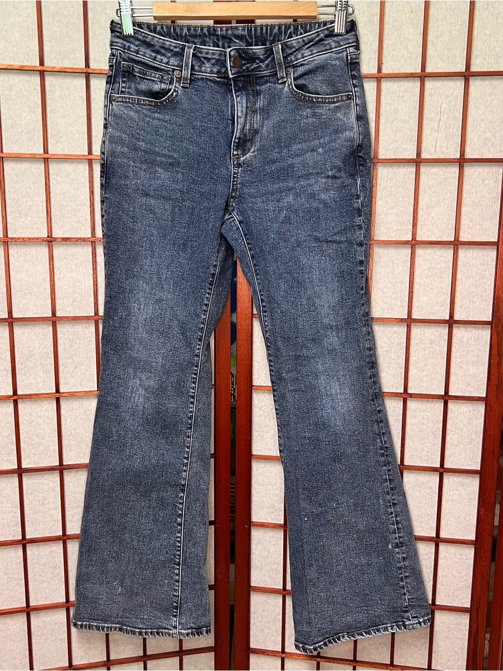 Flared Dark Wash Women’s Jeans - Classic Mid-Rise